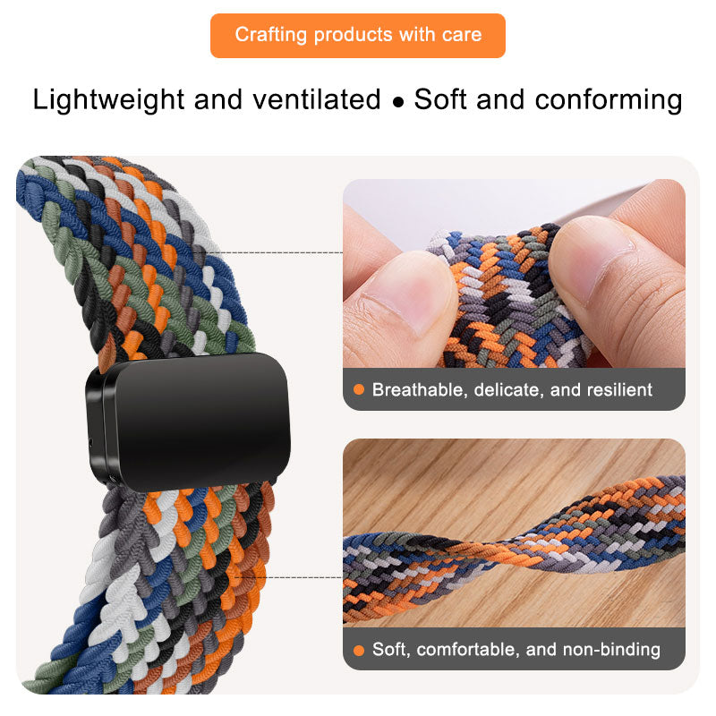Braided Magnetic Apple Watch Strap (Multiple colours available)