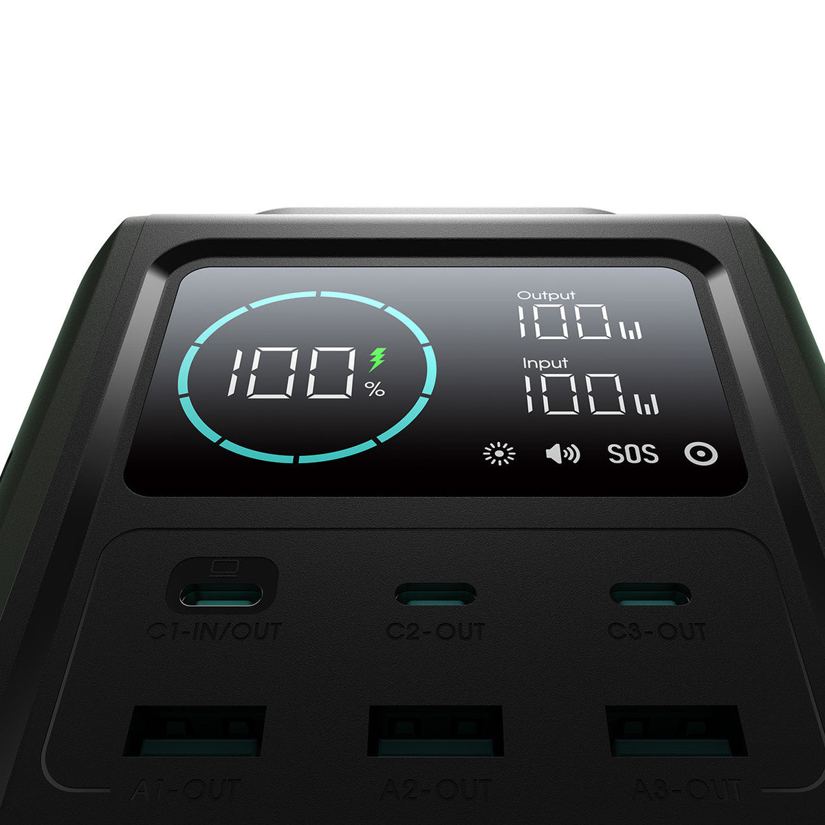 JOYROOM 100W Super Large Capacity Power Bank With Retractable Light 75000mAh - JR-PBF10