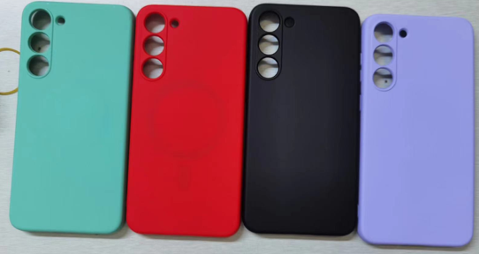 Iphone 15 apple style magsafe liquid silicone case with microfiber lining