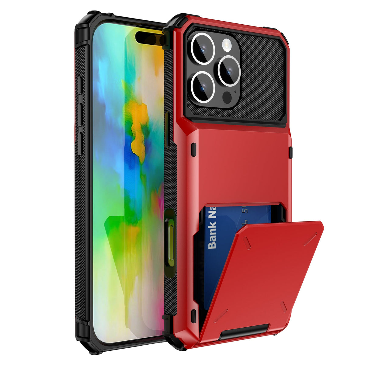 Apple iPhone 13 mini dual layer back case 5-card pocket SGP style image 3