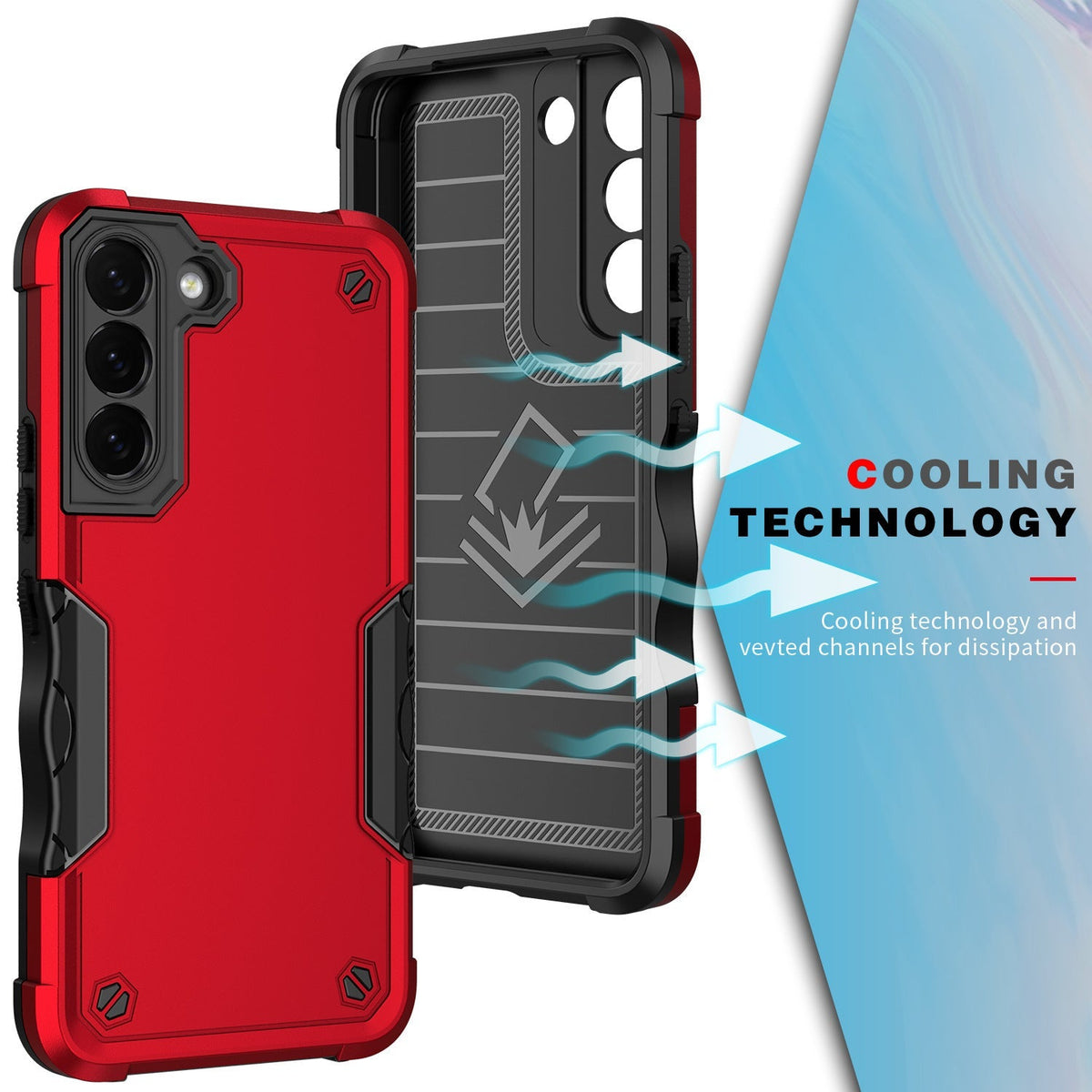 Iphone 17 slim armor dual layer shockproof case grip (b002)
