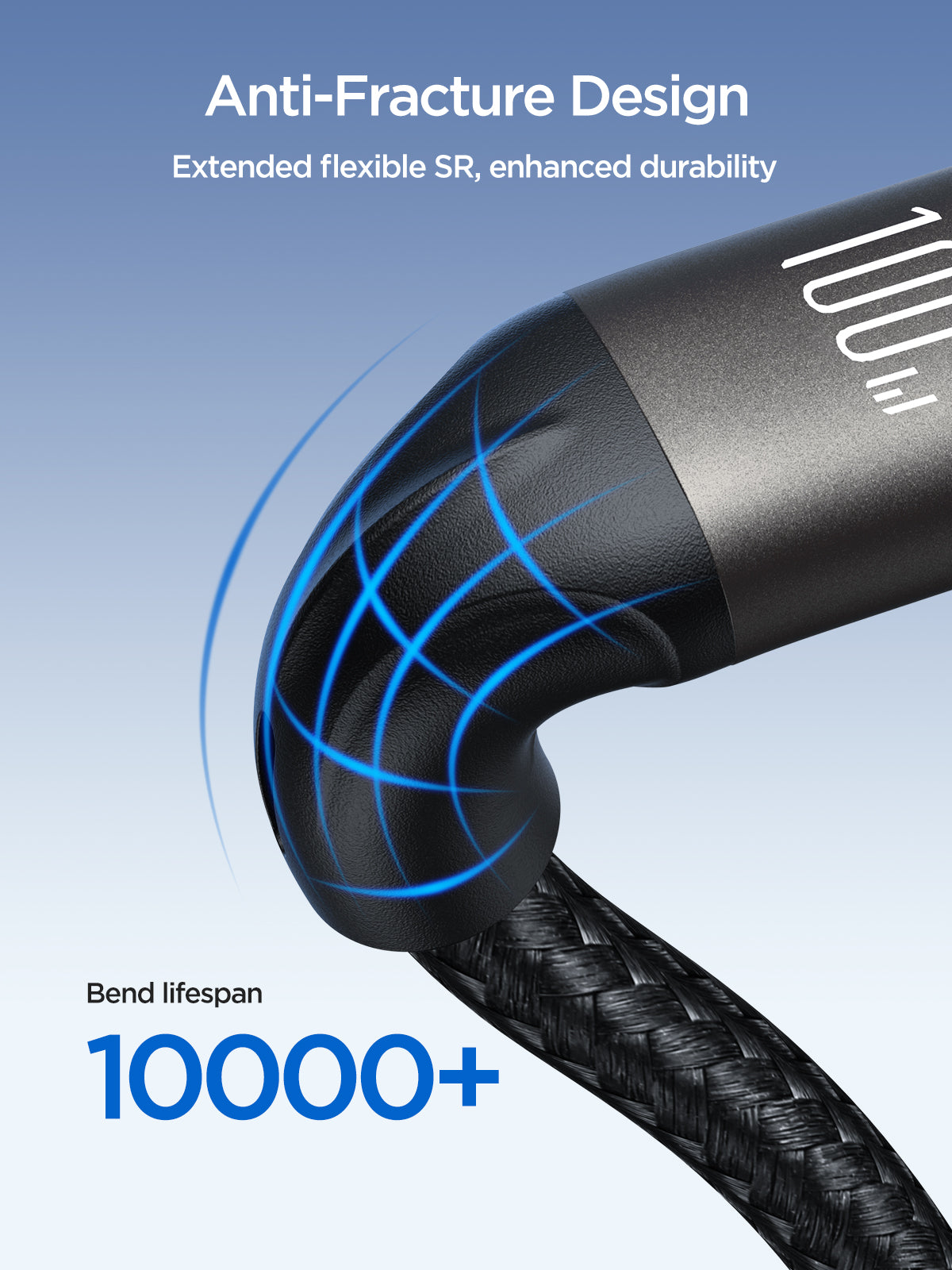 JOYROOM 100W USB-A to USB-C Fast Charging Data Cable 1.2M (Not for iPhone) -SA25-AC6