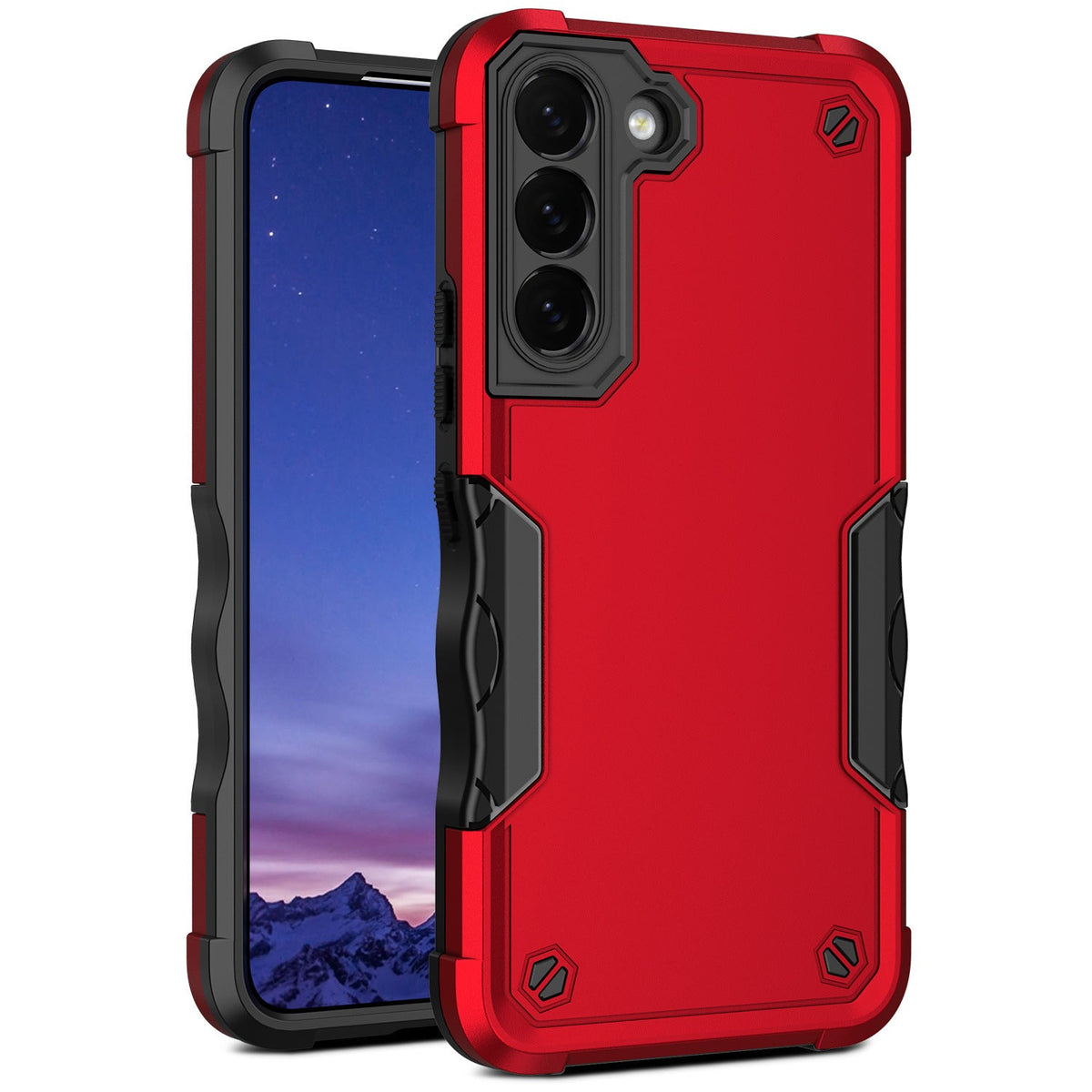 Iphone 14 slim armor dual layer shockproof case grip (b002)
