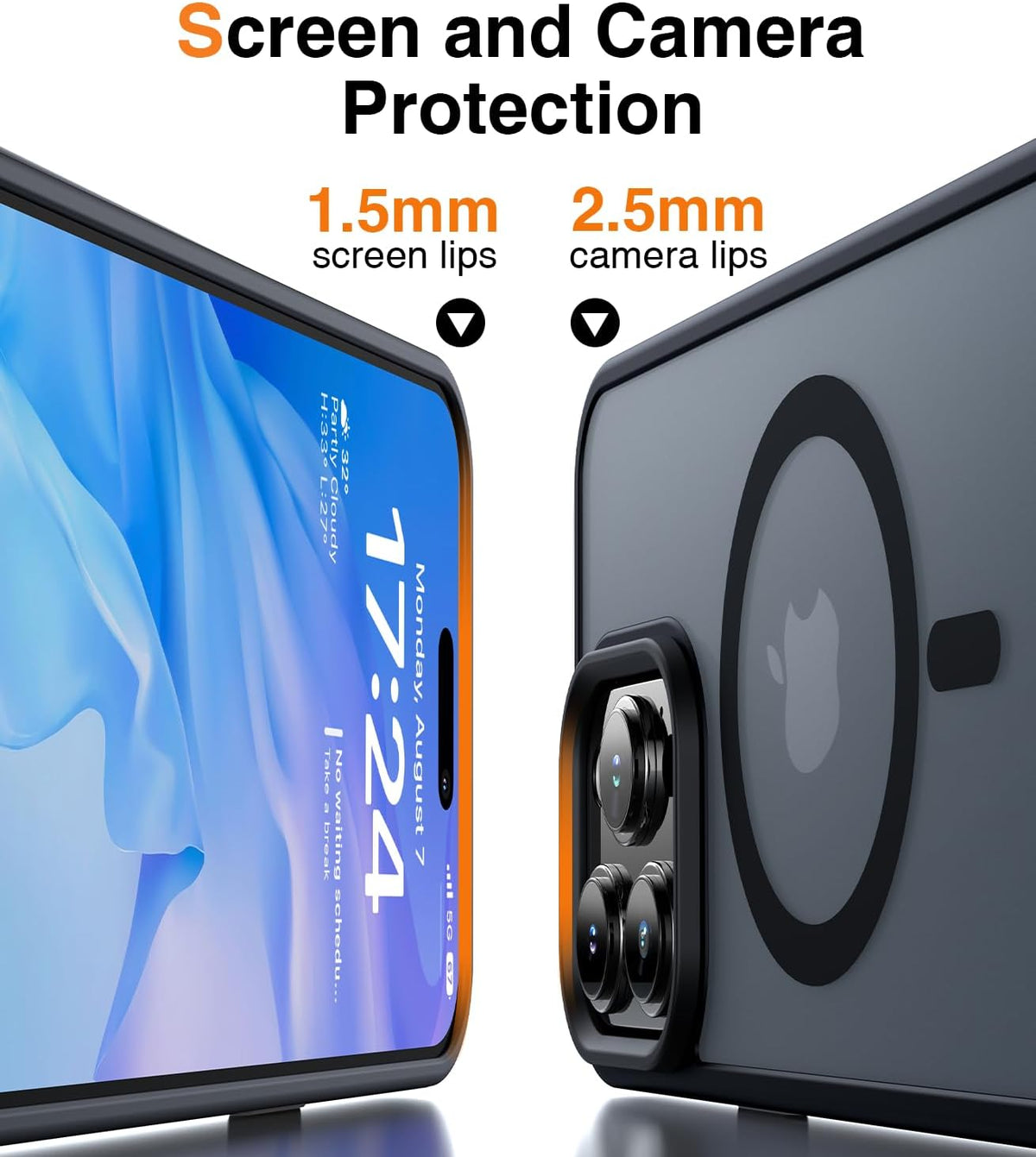 MagSafe Phone Case for iPhone, Matte Texture Case M1 (18 Pro Series Available)