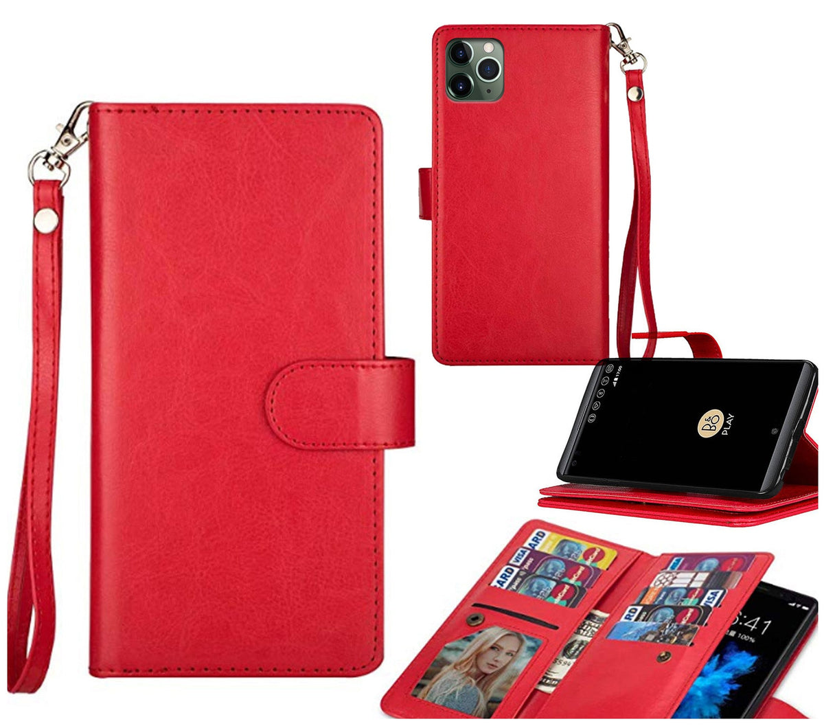 iphone 15 plus 9 card wallet mansoor style (w-011)