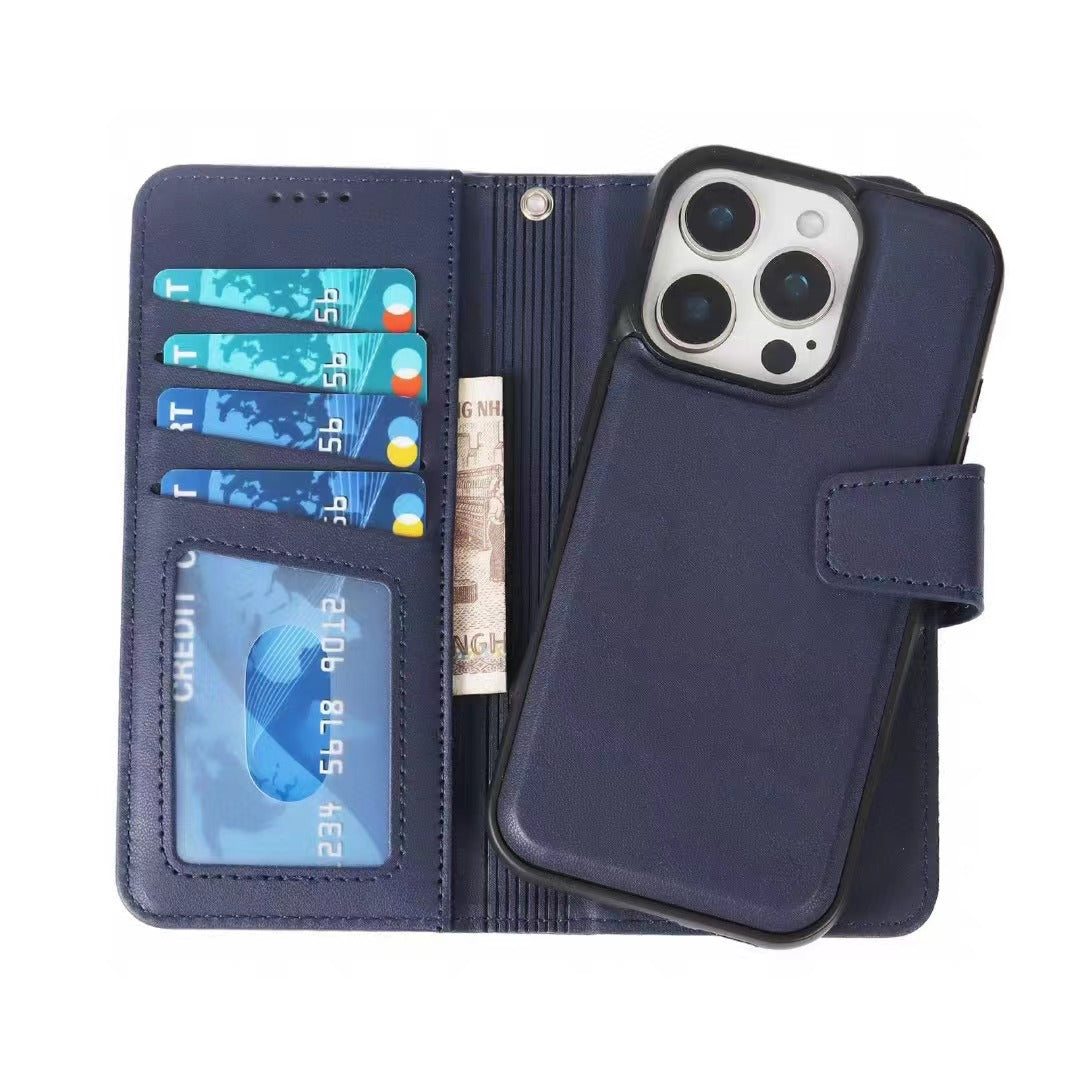 iphone 7 plus / 8 plus 2 in 1 magnetic detachable wallet case