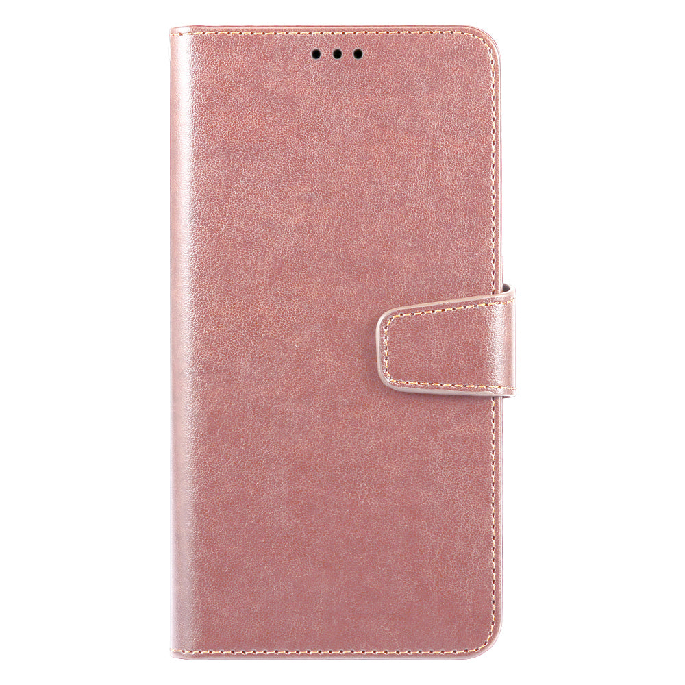 iphone 12 pro max flip wallet case top grain finish with 4 card slots (w-002)