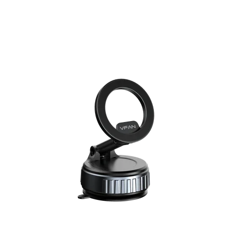 Magnetic Multi-Surface Suction Cup Phone Mount with Foldable Arm
