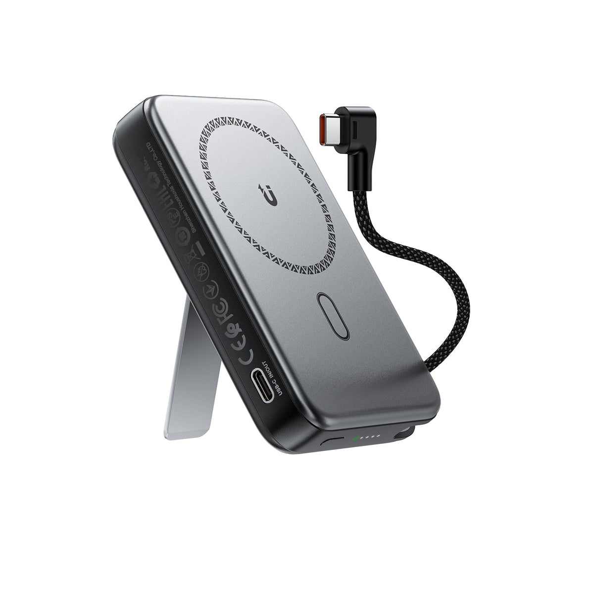 ACEFAST 22.5W Magnetic Power Bank with Holder and Type-C Cable - M24