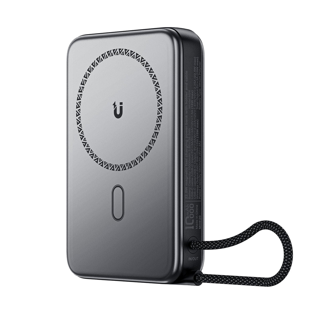 ACEFAST 22.5W Magnetic Power Bank with Holder and Type-C Cable - M24