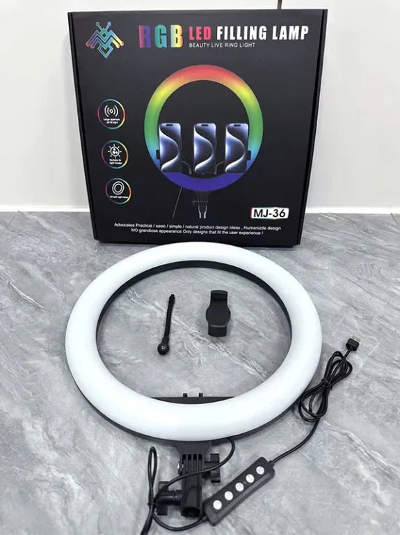 RGB LED Ring Light MJ36 product image