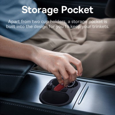 Baseus T-Space Series Cup Holder for Tesla Cluster product image