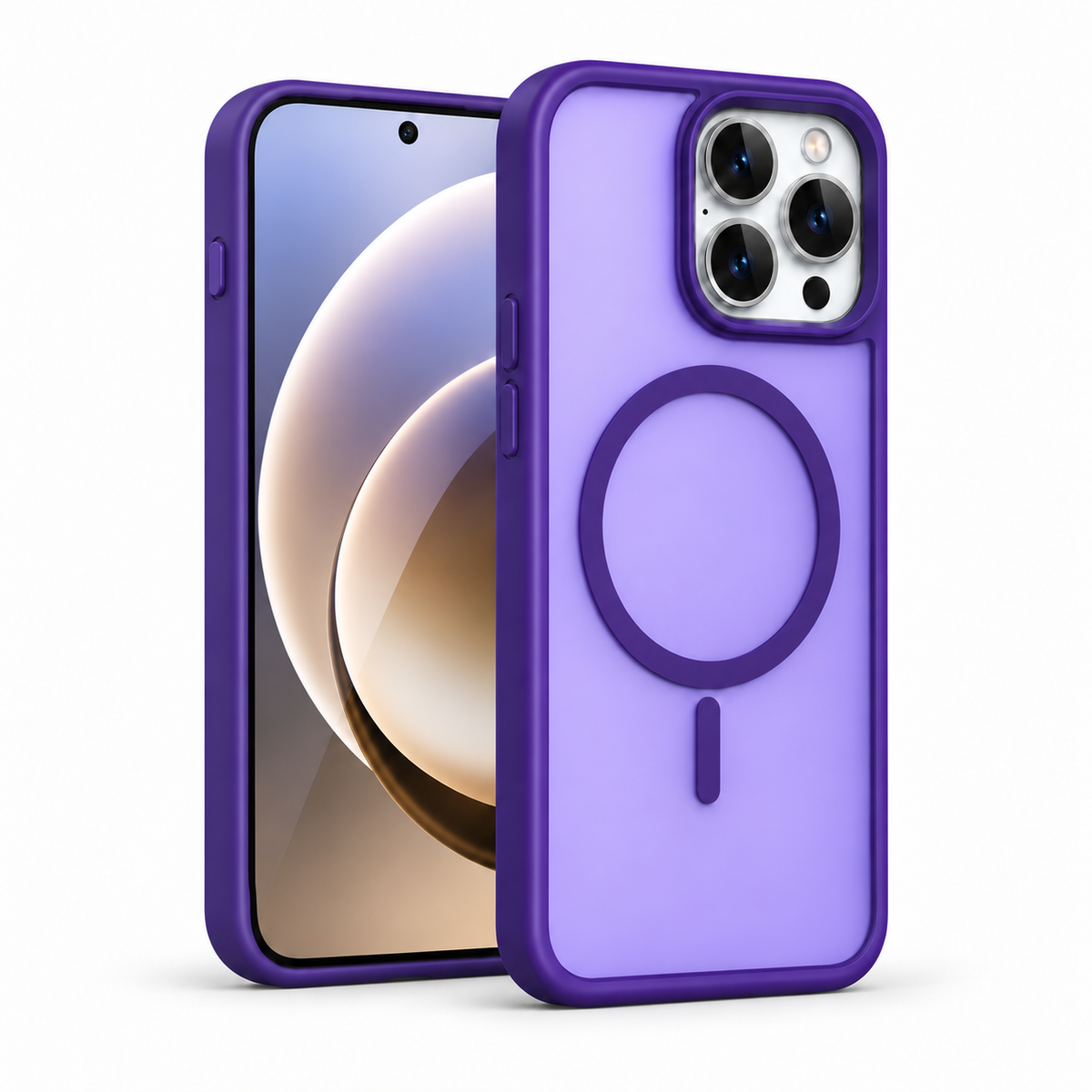 Iphone 13 Pro Magnetic Case Soft-Touch Frosted Translucent