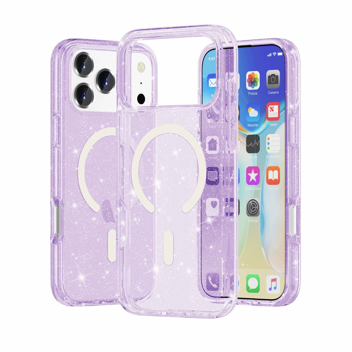 Iphone air ultimate hard glitter case magsafe tough armor otterbox