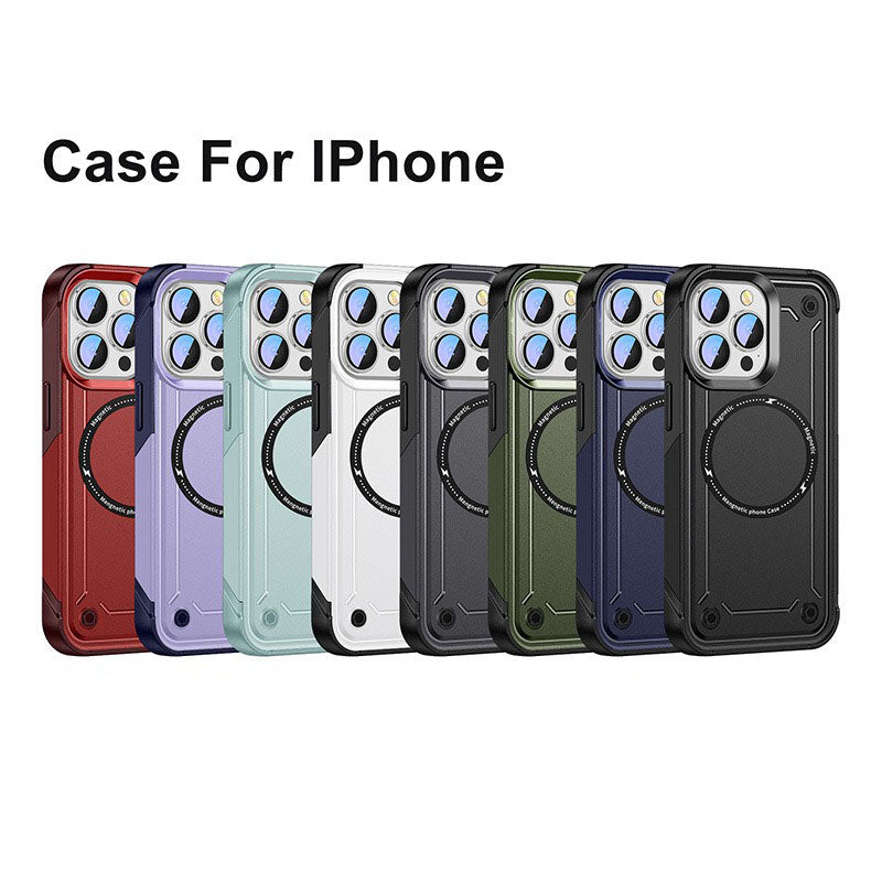 Iphone air case heavy duty dual layer drop protection magsafe compatible