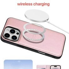 iphone air magsafe compatible 2 in 1 magnetic detachable wallet case