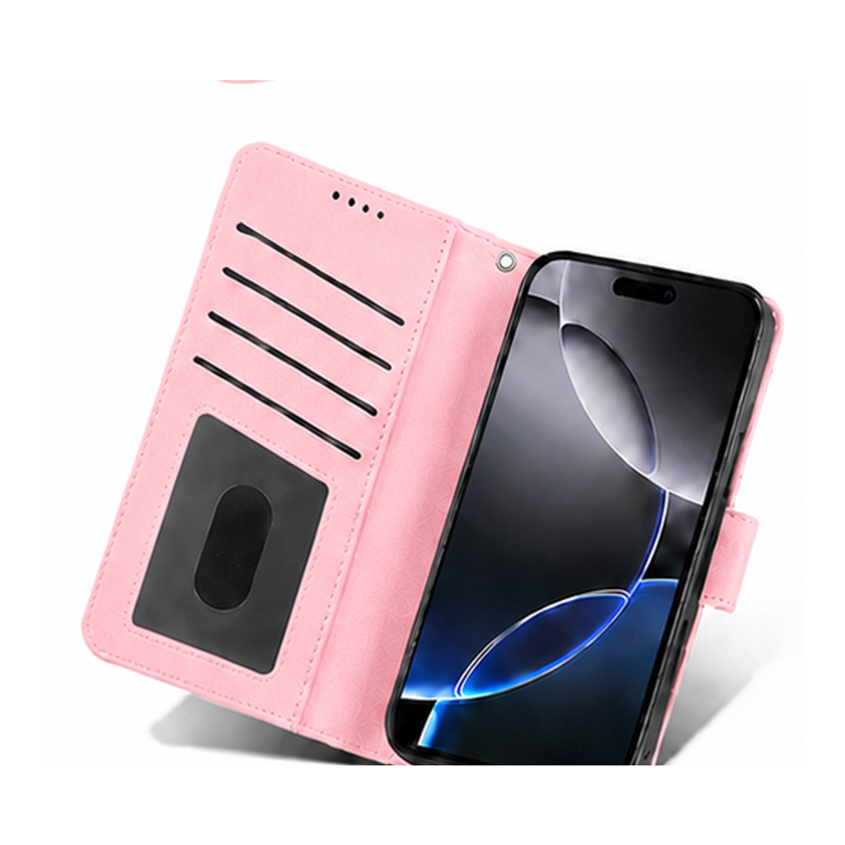iPhone 11 Pro Wallet Case suede finish 4 card slots (w-016)