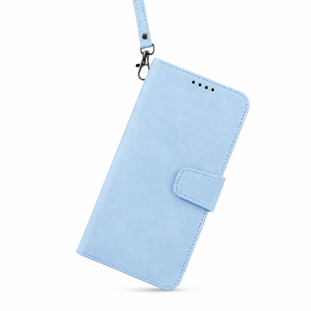 iPhone 15 Wallet Case suede finish 4 card slots (w-016)