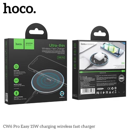 15W Wireless Charger with LED Light (CW6) product photo