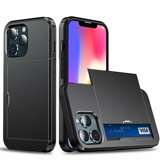 Iphone xr 2 card slide back case sgp style
