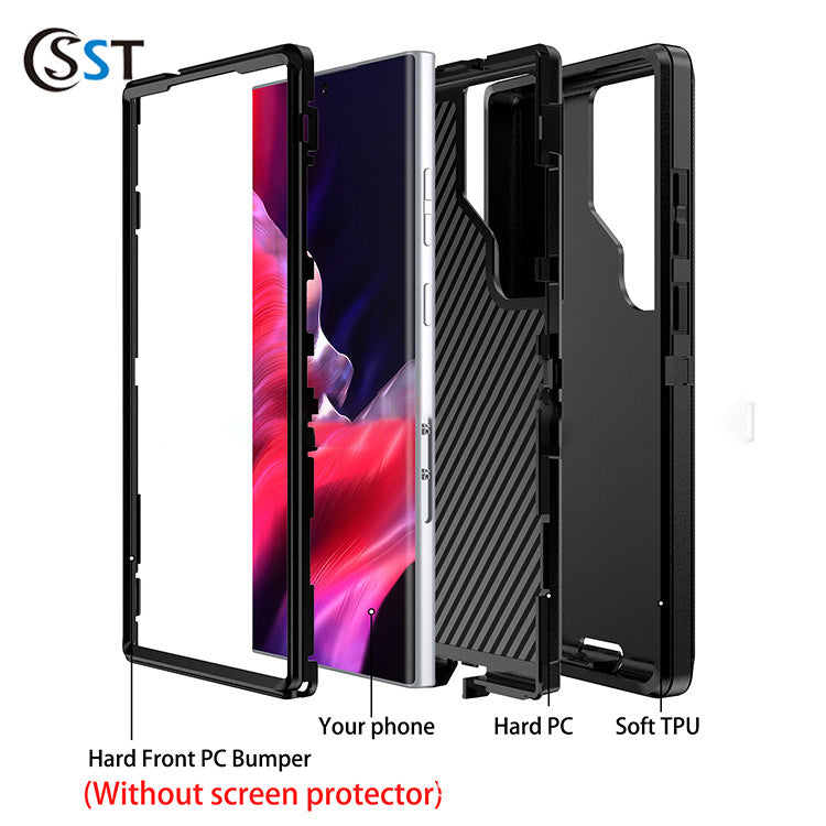 iPhone 17 Pro Max / 18 Pro Max case triple layer otterbox defender style (no logo)