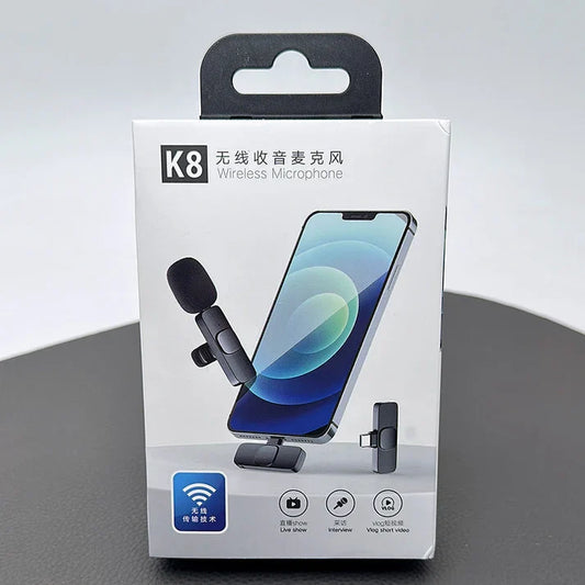 Wireless Lavalier Microphone K8 (Lighting & Type-c) product image