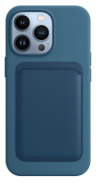 Iphone 13 pro max apple style magsafe liquid silicone case with microfiber lining
