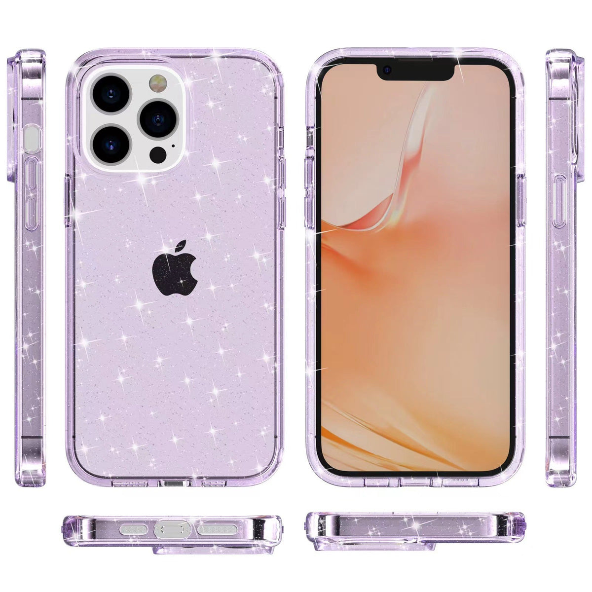 Iphone 12 pro max ultimate hard glitter case tough armor otterbox stardust style