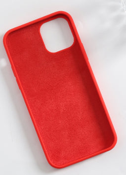iPhone 17 Pro / 18 Pro apple style liquid silicone case with microfiber lining