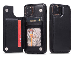 iPhone 17 Pro Max / 18 Pro Max back wallet case pu leather