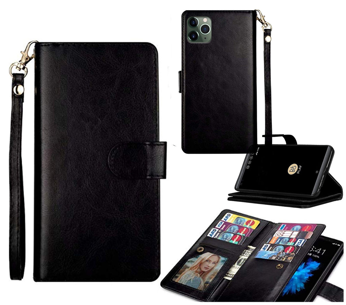 iphone 16e 9 card wallet mansoor style (w-011)