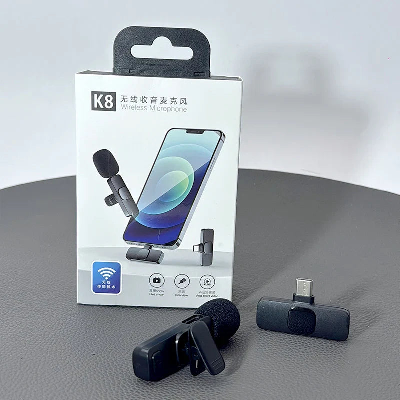 Wireless Lavalier Microphone K8 (Lighting & Type-c) product image