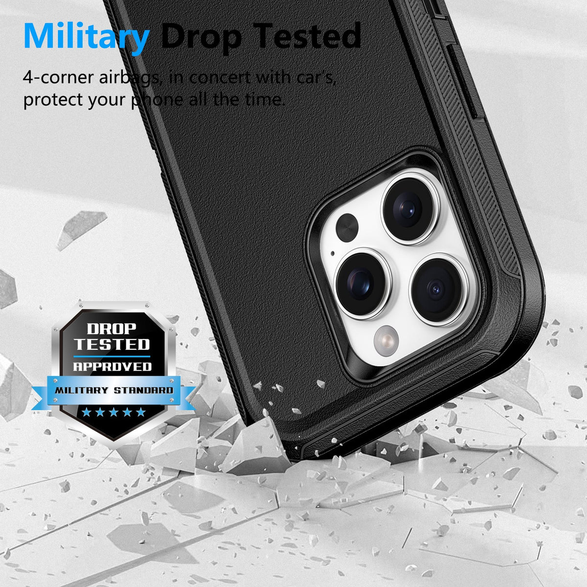 Shockproof Phone Case for iPhone (18 Pro Series Available)