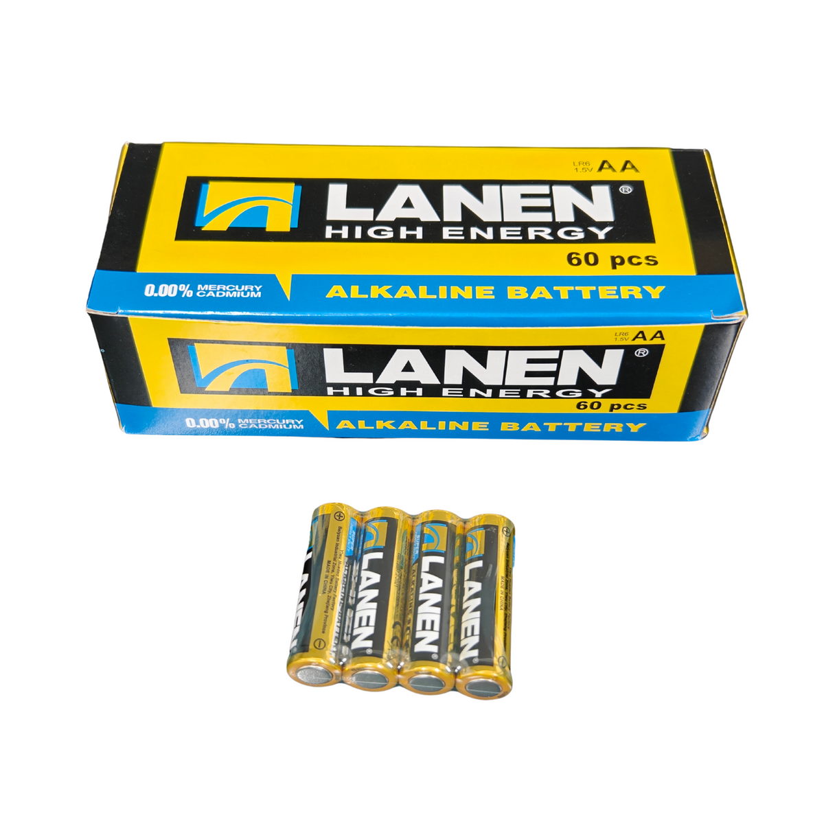 AAA/AA Alkaline Batteries – High Energy, Leak-Proof Design, 1.5V