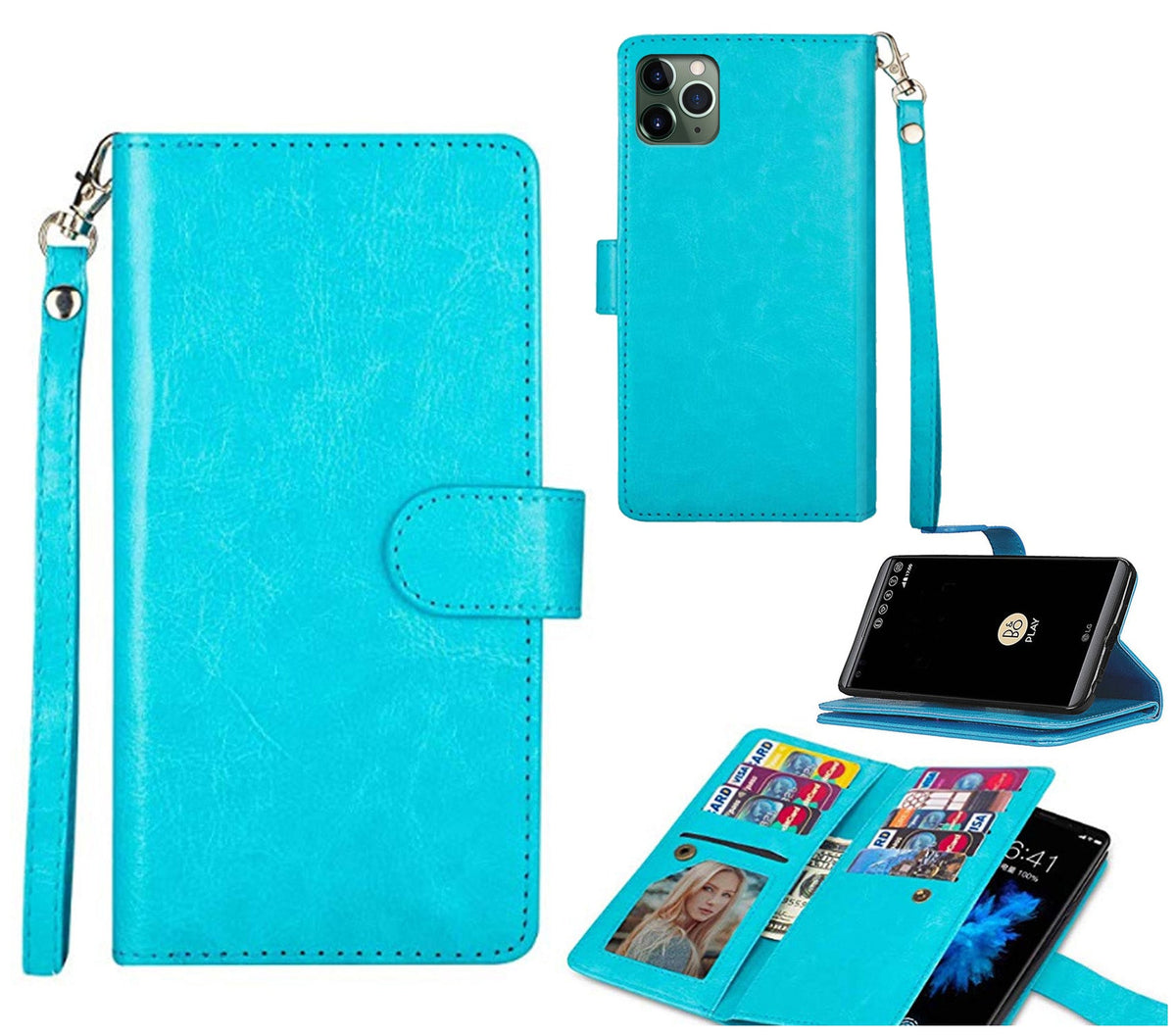iphone 16 9 card wallet mansoor style (w-011)