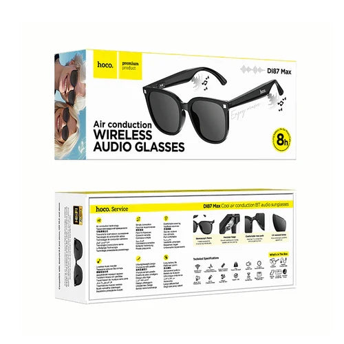 Wireless Air Conduction Audio Sunglasses with Music Playback, 8 Hours Playtime (DI87 Max) product image
