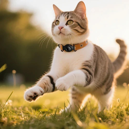 Smart Wireless Pet Tracker Tag with 9-12 Months Battery Life, Comfortable Collar (E91C) product image