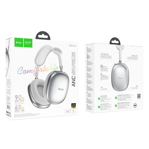 Premium Bluetooth Headset with ANC Noise Cancelling, 90 Hours (W55 PLUS) product image