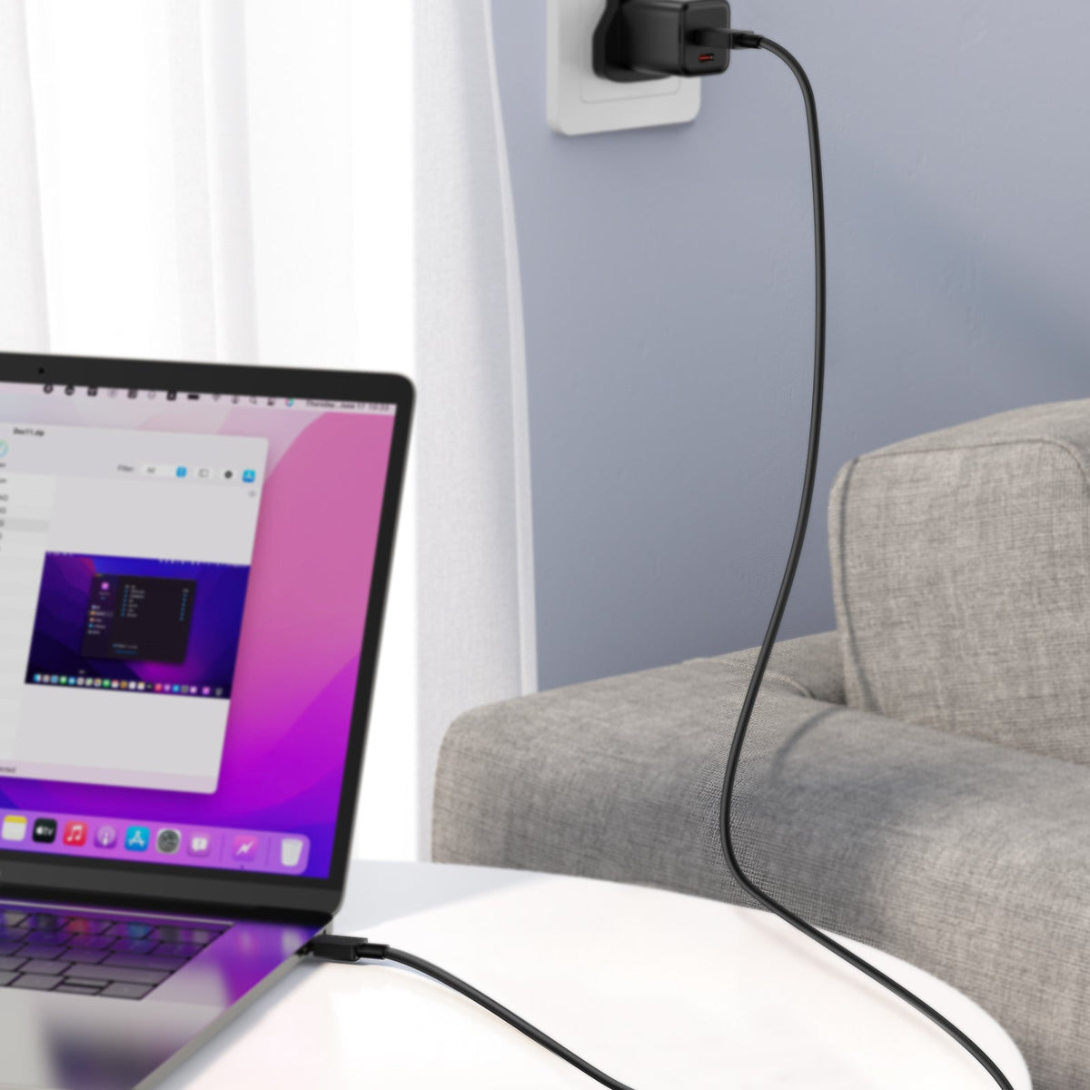 ACEFAST USB-A to USB-C PVC Charging Data Cable - C26-04