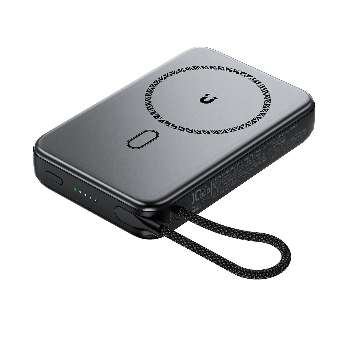 ACEFAST 22.5W Magnetic Power Bank with Holder and Type-C Cable - M24