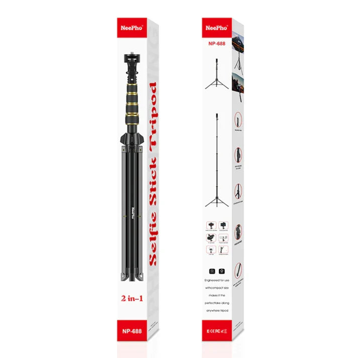 NeePho 57~210 cm Extendable selfie stick tripod NP688 product image