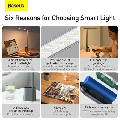 Baseus Smart Eye Series Charging Folding Reading Desk Lamp product photo