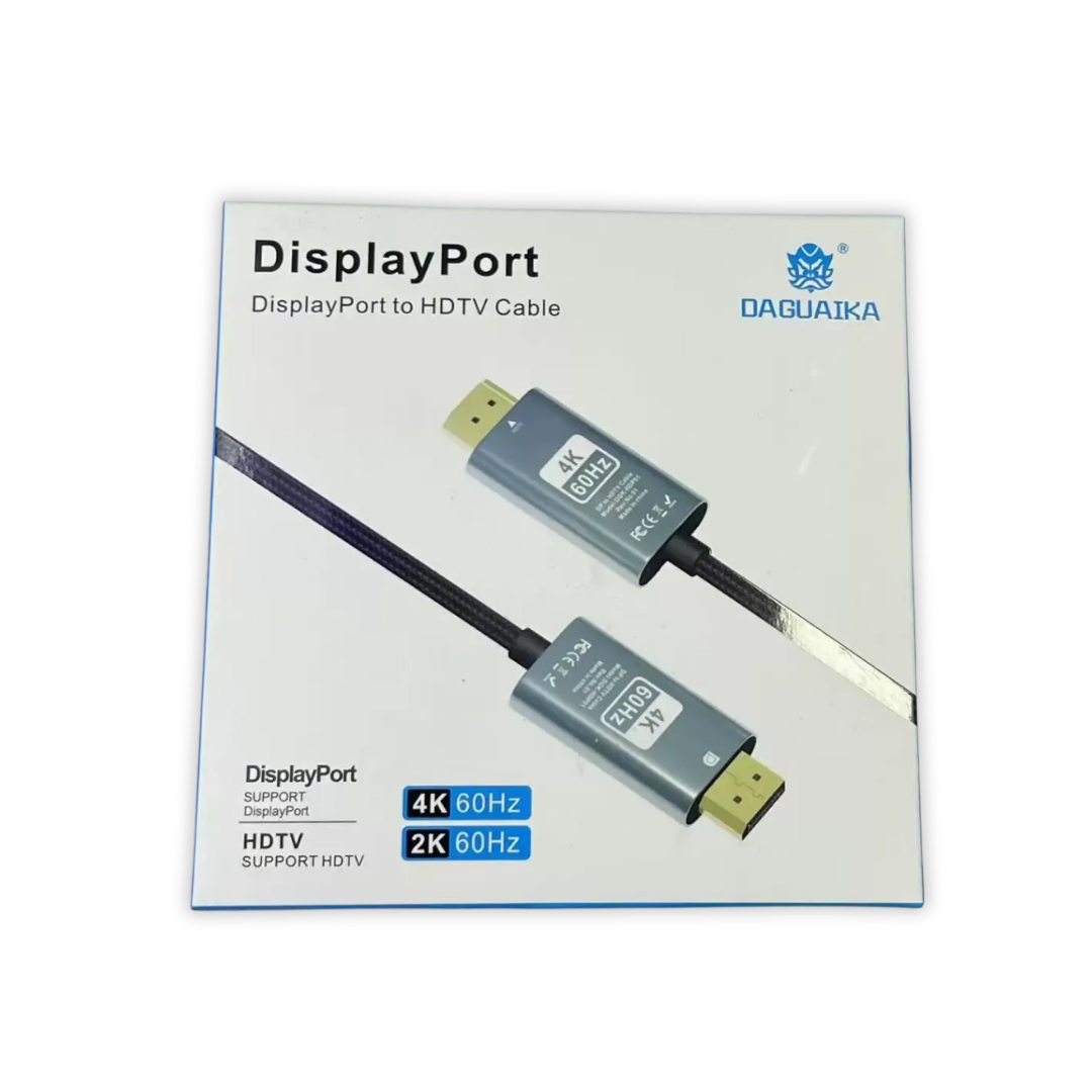 Display Port to HDMI Cable 4K 60Hz 2M