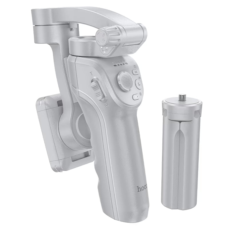 hoco. K24 Support, smart 3-axis gimbal, for 4.5 – 7 inches mobile phones, face tracking, 360-degree rotation, 3 modes fill light, tripod product image