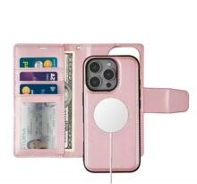 iphone 15 magsafe compatible 2 in 1 magnetic detachable wallet case