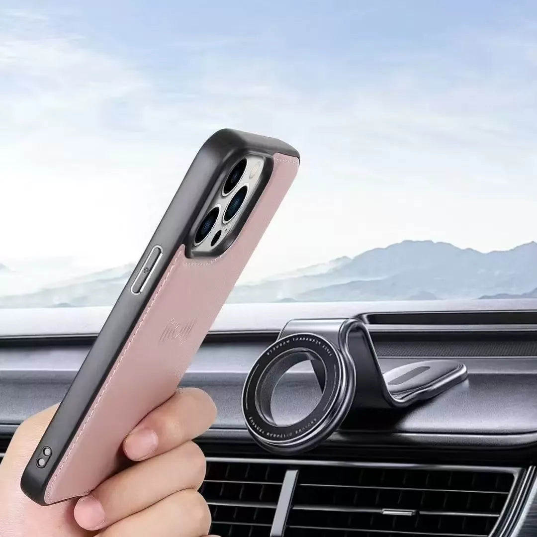 iphone 15 plus magsafe compatible 2 in 1 magnetic detachable wallet case