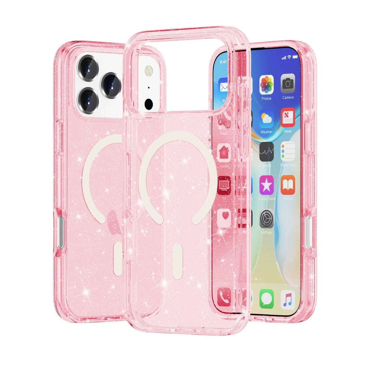 Iphone 17 ultimate hard glitter case magsafe tough armor otterbox