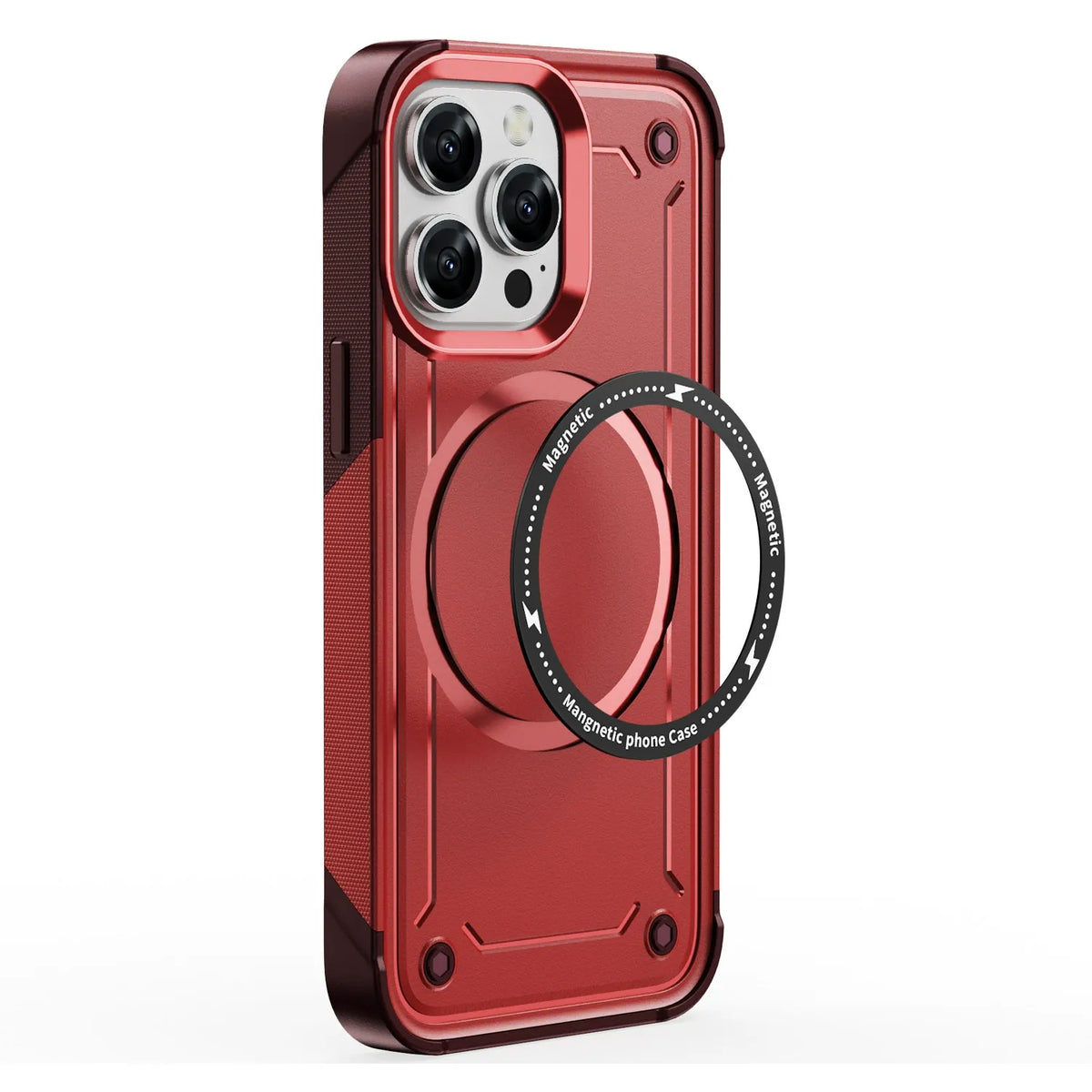 Iphone air case heavy duty dual layer drop protection magsafe compatible
