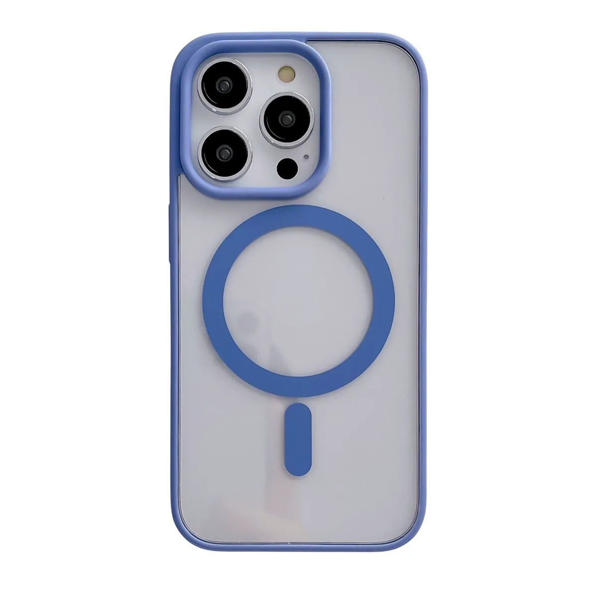 iPhone 17 Pro / 18 Pro Magnetic Case hard clear back with soft-touch colored bumper