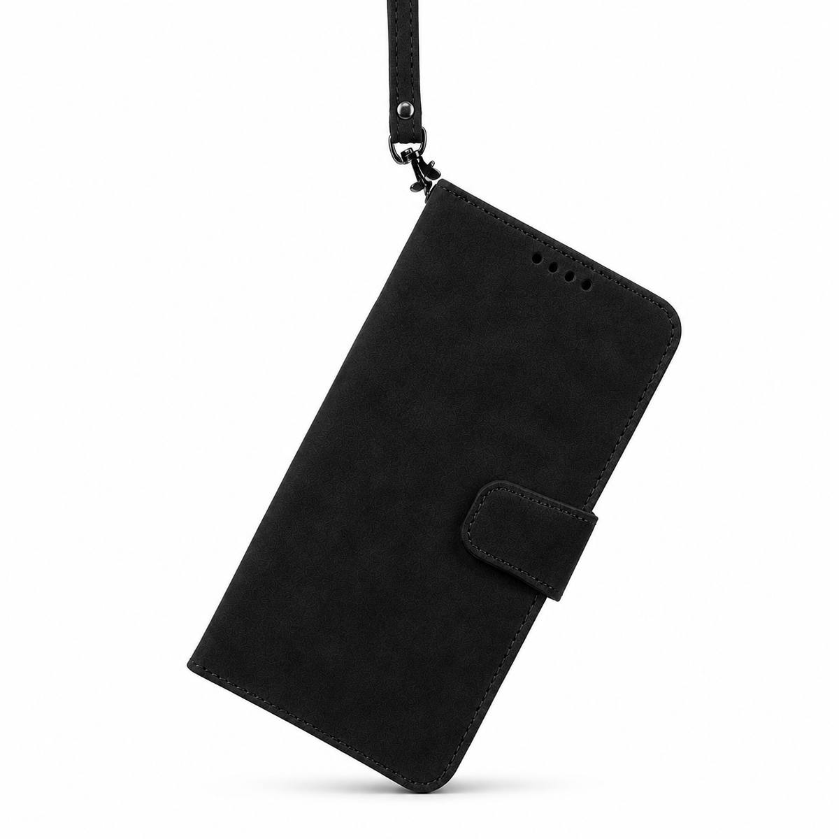 iPhone 17 Pro / 18 Pro Wallet Case suede finish 4 card slots (w-016)